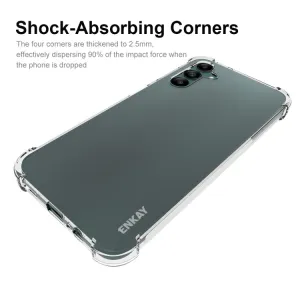 ENKAY AIRBAG Extra odolný kryt Samsung Galaxy A14 5G priehľadný