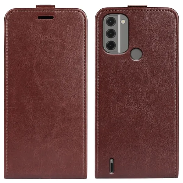 Vyklápacie puzdro Nokia C31 hnedé