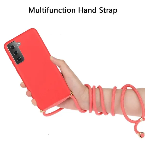 ROPE Kryt so šnúrkou Samsung Galaxy A14 5G červený