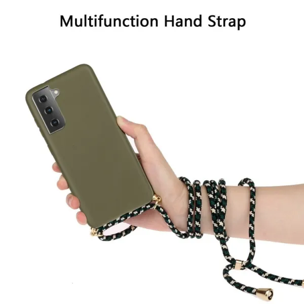 ROPE Kryt so šnúrkou Samsung Galaxy A14 5G tmavozelený