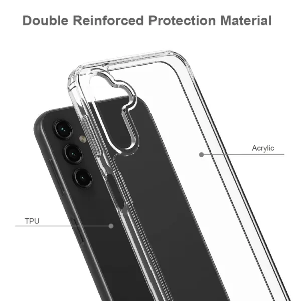 SHOCK Extra odolný kryt Samsung Galaxy A14 5G priehľadný