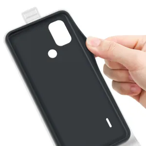 Vyklápacie puzdro Nokia C31 biele