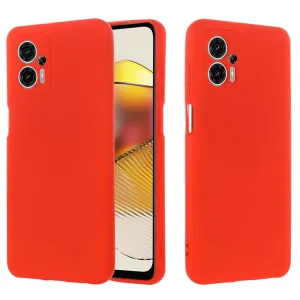 RUBBER Ochranný kryt pre Motorola Moto G13 / G23 červený