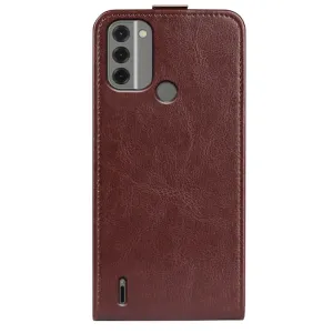 Vyklápacie puzdro Nokia C31 hnedé