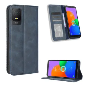 BUSINESS Peňaženkový kryt pre TCL 403 modrý
