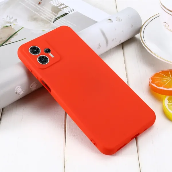 RUBBER Ochranný kryt pre Motorola Moto G13 / G23 červený