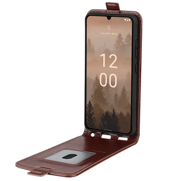 Vyklápacie puzdro Nokia C31 hnedé