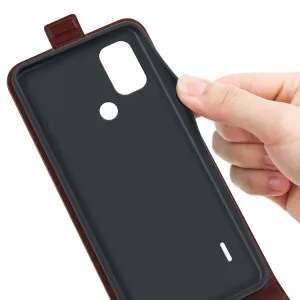 Vyklápacie puzdro Nokia C31 hnedé