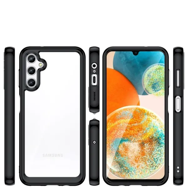 CRYSTAL Ochranný kryt pre Samsung Galaxy A14 5G čierny