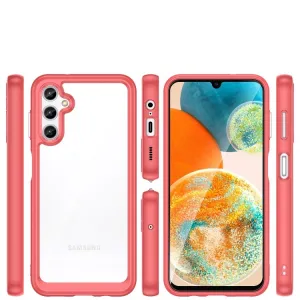 CRYSTAL Ochranný kryt pre Samsung Galaxy A14 5G červený