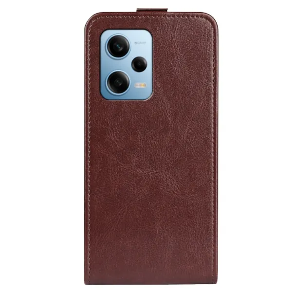 Vyklápacie puzdro Xiaomi Redmi Note 12 Pro 5G hnedé