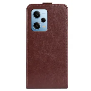 Vyklápacie puzdro Xiaomi Redmi Note 12 Pro 5G hnedé