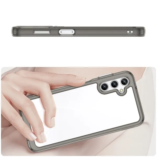 CRYSTAL Ochranný kryt pre Samsung Galaxy A14 5G šedý
