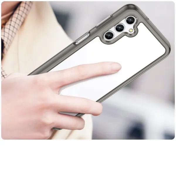 CRYSTAL Ochranný kryt pre Samsung Galaxy A14 5G šedý