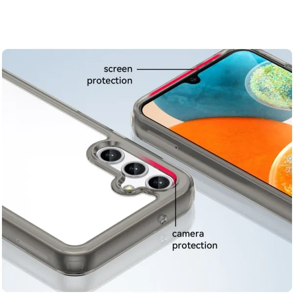 CRYSTAL Ochranný kryt pre Samsung Galaxy A14 5G šedý