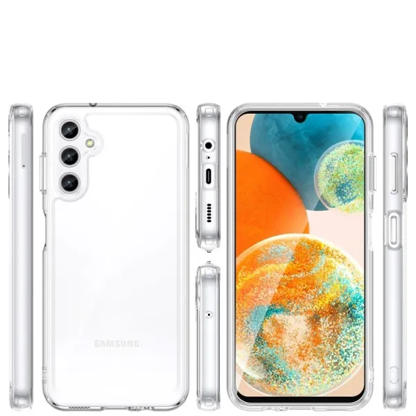 CRYSTAL Ochranný kryt pre Samsung Galaxy A14 5G priehľadný