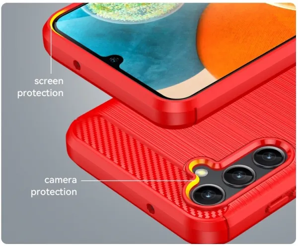 FLEXI TPU Kryt pre Samsung Galaxy A14 5G červený