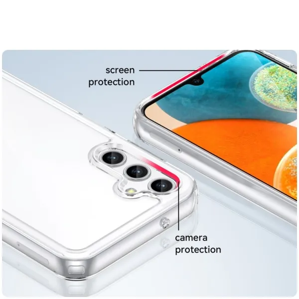 CRYSTAL Ochranný kryt pre Samsung Galaxy A14 5G priehľadný