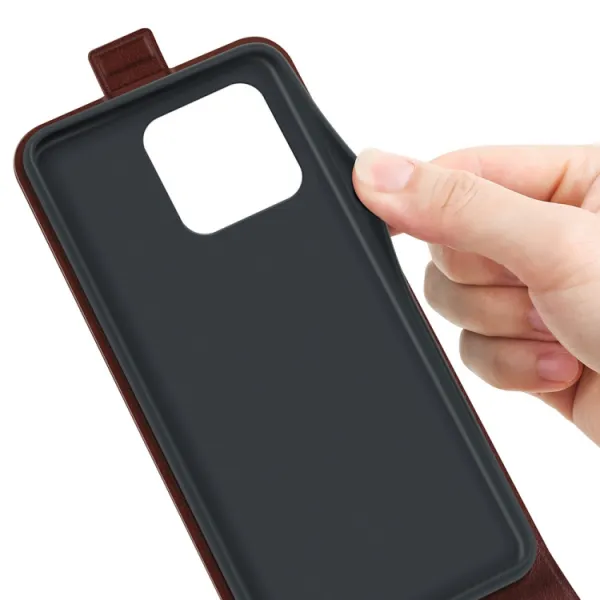 Vyklápacie puzdro Xiaomi 13 hnedé