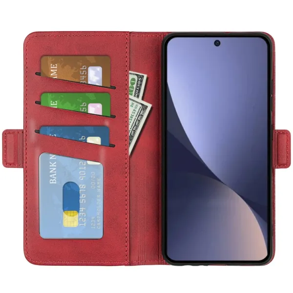 SIDE Peňaženkové puzdro pre Xiaomi 13 červené