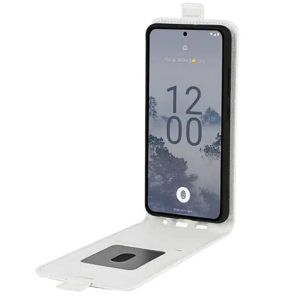 Vyklápacie puzdro Nokia X30 biele