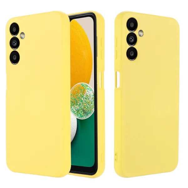 RUBBER Ochranný kryt pre Samsung Galaxy A14 žltý