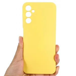 RUBBER Ochranný kryt pre Samsung Galaxy A14 žltý