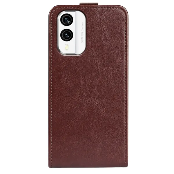 Vyklápacie puzdro Nokia X30 hnedé