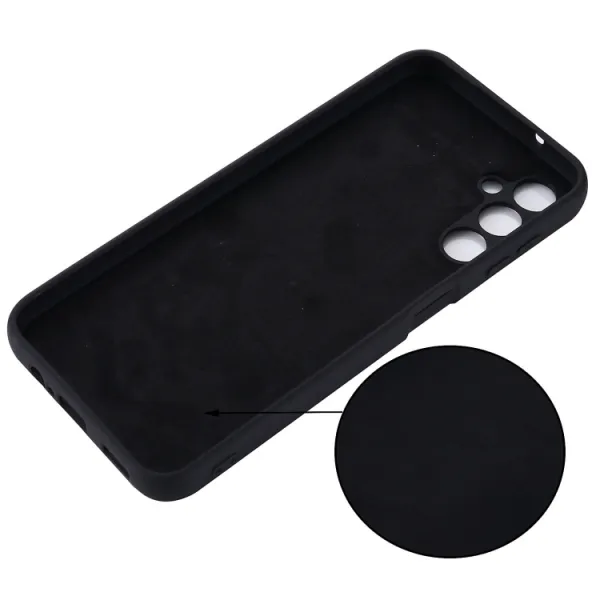 RUBBER Ochranný kryt pre Samsung Galaxy A14 čierny