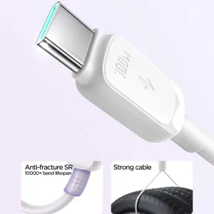 JOYROOM S-CC100A14 100W Kábel USB Type-C - USB Type-C 1m biely