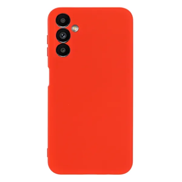 RUBBER Ochranný kryt pre Samsung Galaxy A14 5G červený