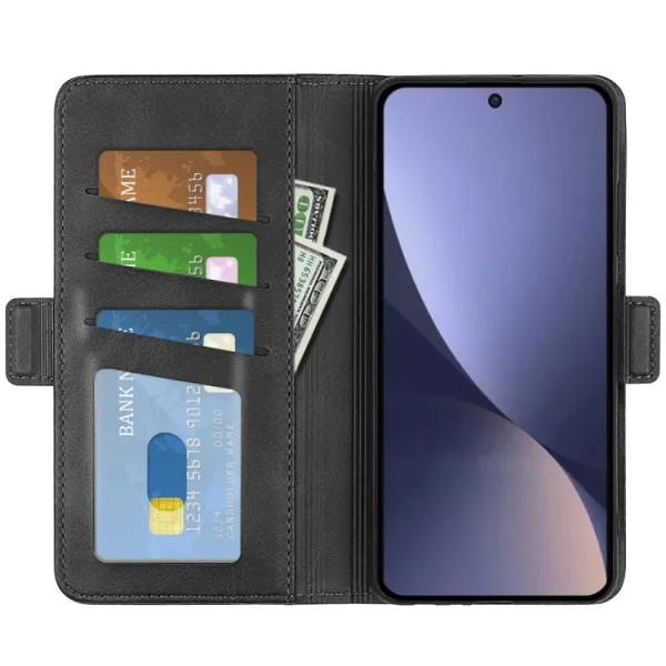 SIDE Peňaženkové puzdro pre Xiaomi 13 čierne