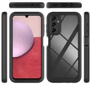 DUAL Obojstranný kryt s fóliou Samsung Galaxy A14 5G čierny