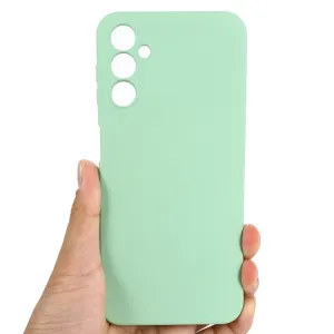 RUBBER Ochranný kryt pre Samsung Galaxy A14 zelený