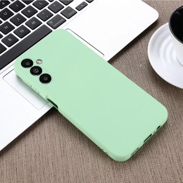 RUBBER Ochranný kryt pre Samsung Galaxy A14 zelený