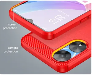 FLEXI TPU Kryt pre Oppo A78 5G červený