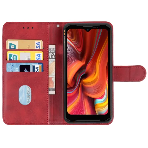 SMOOTH Peňaženkové puzdro pre Doogee S96 Pro červené