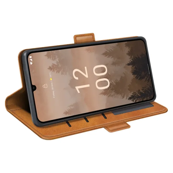 SIDE Peňaženkové puzdro pre Nokia C31 svetlohnedé