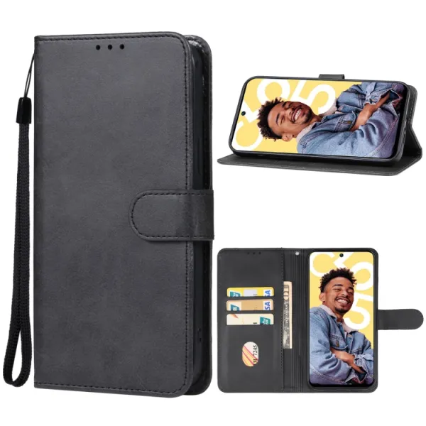 SMOOTH Peňaženkové puzdro pre Realme C55 čierne