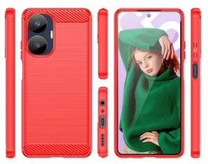 FLEXI TPU Kryt pre Realme C55 červený