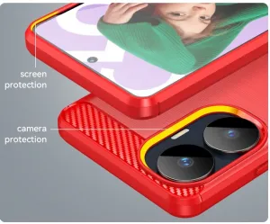 FLEXI TPU Kryt pre Realme C55 červený