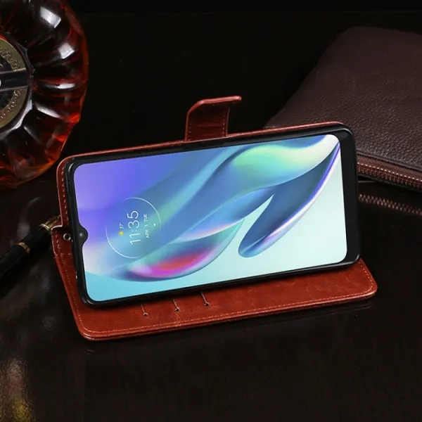 IDEWEI Peňaženkový kryt Realme C55 biely