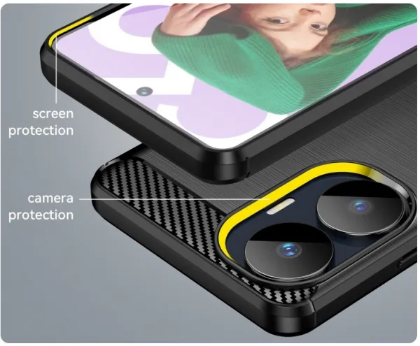 FLEXI TPU Kryt pre Realme C55 čierny