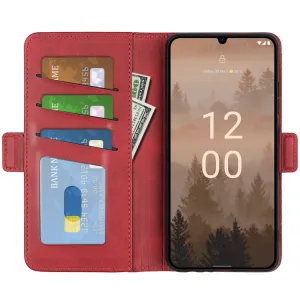 SIDE Peňaženkové puzdro pre Nokia C31 červené