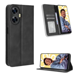 BUSINESS Peňaženkový kryt pre Realme C55 čierny