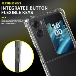 AIRBAG Extra odolný kryt OPPO Find N2 Flip priehľadný