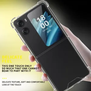 AIRBAG Extra odolný kryt OPPO Find N2 Flip priehľadný