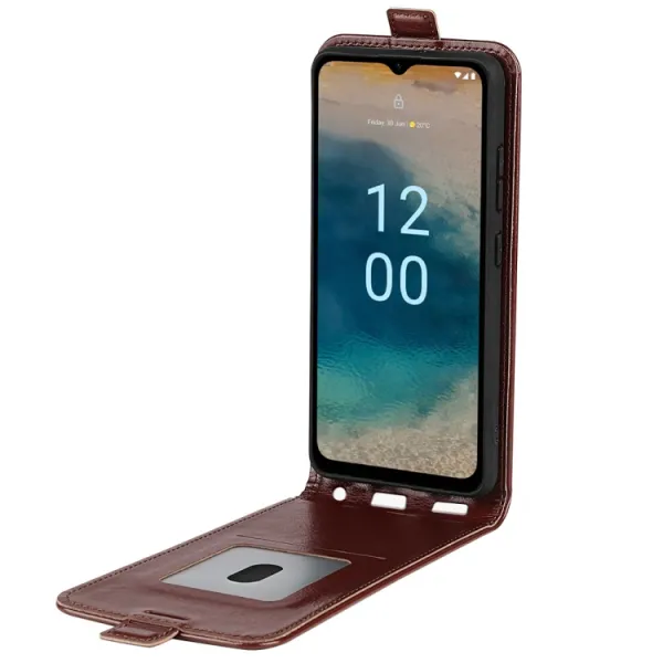 Vyklápacie puzdro Nokia G22 hnedé