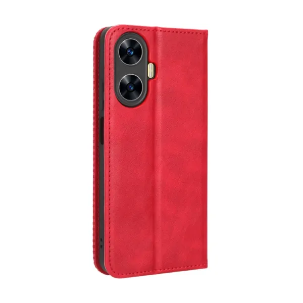 BUSINESS Peňaženkový kryt pre Realme C55 červený