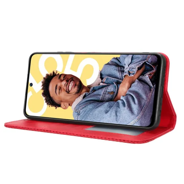 BUSINESS Peňaženkový kryt pre Realme C55 červený